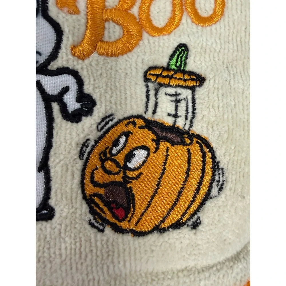 NWT Halloween Casper The Friendly Ghost Hand Towel Set Of 2 Cream Towels